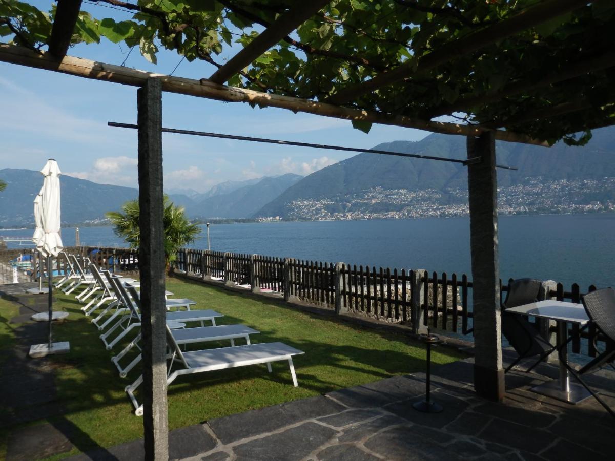 Schoene Ferienwohnung 36 Viralago Mit Privatstrand Gambarogno Extérieur photo