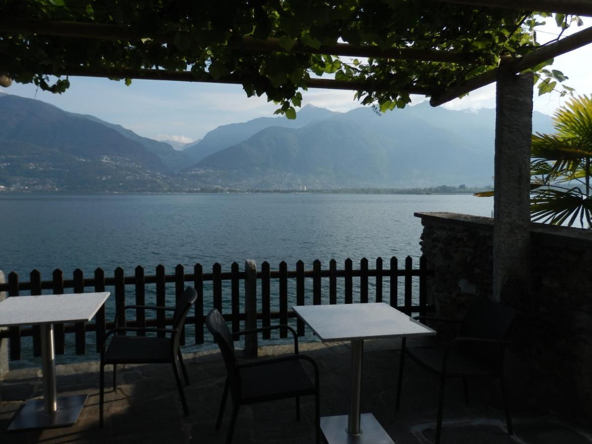 Schoene Ferienwohnung 36 Viralago Mit Privatstrand Gambarogno Extérieur photo